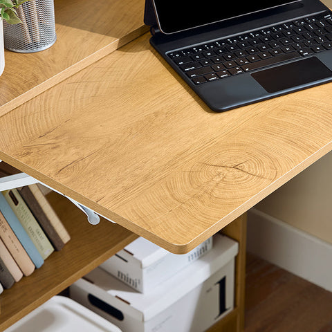 Rootz Multifunctional Desk - Foldable Computer Table - Laptop Desk - Ample Storage - 63x82x58cm