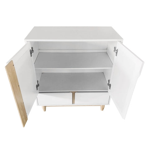 Rootz Elegant Sideboard - Buffet - Storage Cabinet - Stylish Organization - 80cm x 40cm x 86.5cm