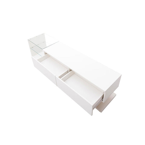 Rootz High Gloss TV Cabinet - Media Console - Entertainment Unit - Ample Storage - 170cm x 36cm x 38cm