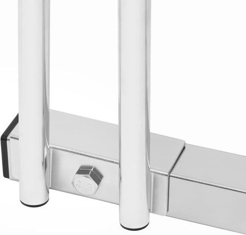 Rootz Galvanized Iron Bike Stand - Bicycle Holder - Wheel Stand - Scratch & Weather Resistant - Universal Fit - Space Saving - 16mm x 35-55mm