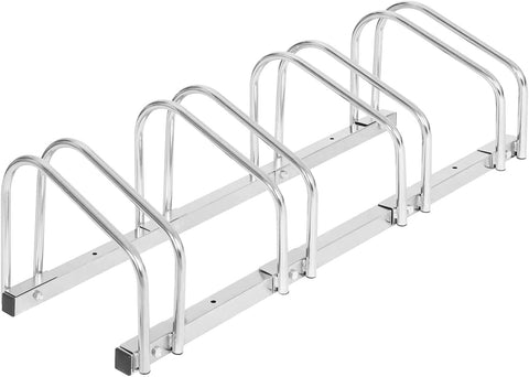 Rootz Bicycle Stand - Bike Bracket - Floor Storage Rack - Scratch-Resistant - Durable Metal - 100.5x32x27cm