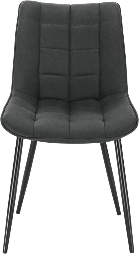 Rootz Set of 6 Dining Chairs - Kitchen Chairs - Modern Chairs - Comfortable Leathaire Fabric - Durable Metal Frame - Ergonomic Design - 85.5cm x 46cm x 40.5cm