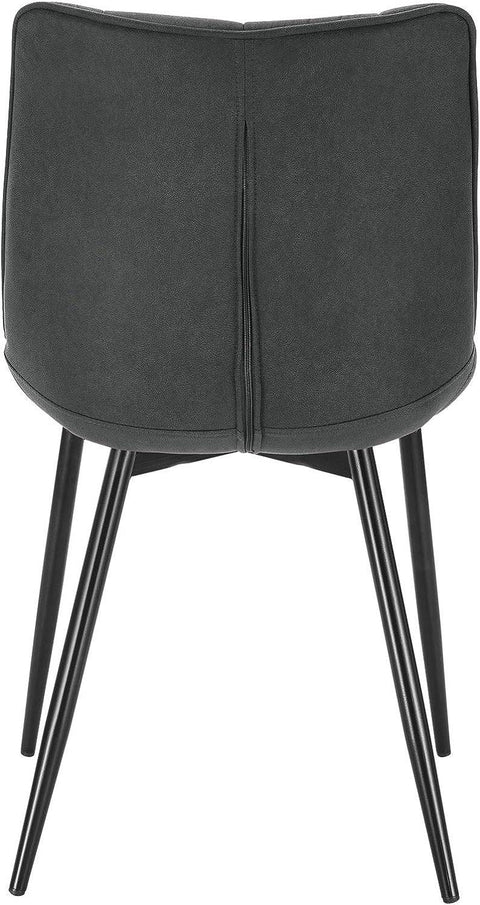 Rootz Set of 6 Dining Chairs - Kitchen Chairs - Modern Chairs - Comfortable Leathaire Fabric - Durable Metal Frame - Ergonomic Design - 85.5cm x 46cm x 40.5cm