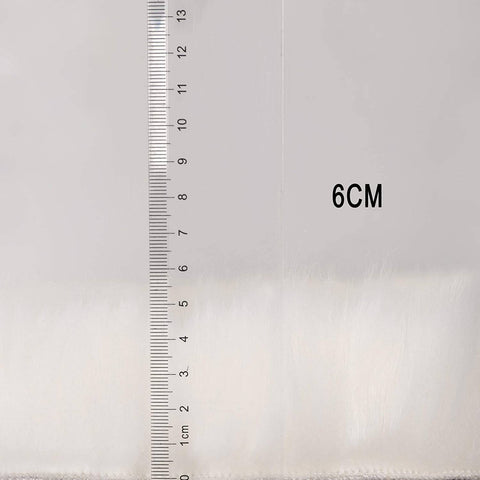 Rootz Faux Fur Area Rug - Shaggy Carpet - Cozy Rug - Temperature-Regulating - 60cm x 180cm x 8cm - White - Moisture Wicking - Antibacterial