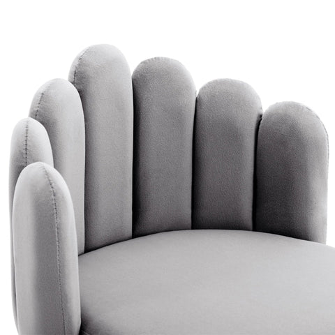 Rootz Set of 2 Velvet Bar Chairs - Bistro Stools - Ergonomic Seating - 360° Rotatable - 56cm x 41cm x 88-108cm