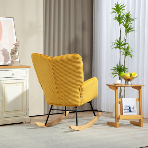 Rootz Rocking Chair - Nursing Chair - Relaxation Chair - Optimal Support - 98D x 71W x 101H cm