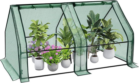 Rootz Greenhouse - Foil Greenhouse - Garden House - Effective Plant Protection - 180cm x 90cm x 90cm
