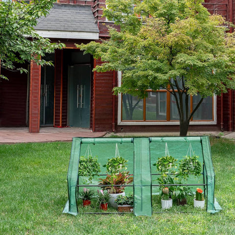 Rootz Greenhouse - Foil Greenhouse - Garden House - Effective Plant Protection - 180cm x 90cm x 90cm