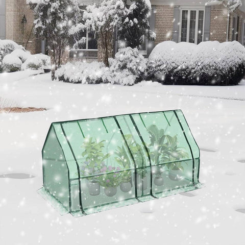 Rootz Greenhouse - Foil Greenhouse - Garden House - Effective Plant Protection - 180cm x 90cm x 90cm