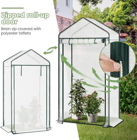 Rootz Film Greenhouse - Tomato House - Growing Tent - Cold Protection - 100cm x 50cm x 190cm
