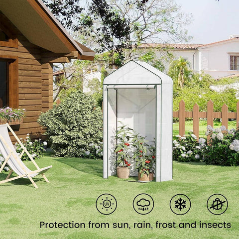 Rootz Film Greenhouse - Tomato House - Growing Tent - Cold Protection - 100cm x 50cm x 190cm