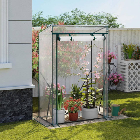 Rootz Tomato Greenhouse - Tomato House - PVC Plant Shelter - Weather Protection - 100cm x 50cm x 150cm