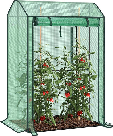 Rootz Foil Greenhouse - Vegetable Shelter - Plant Protector - Optimal Climate Protection - 100x83x150cm - Green