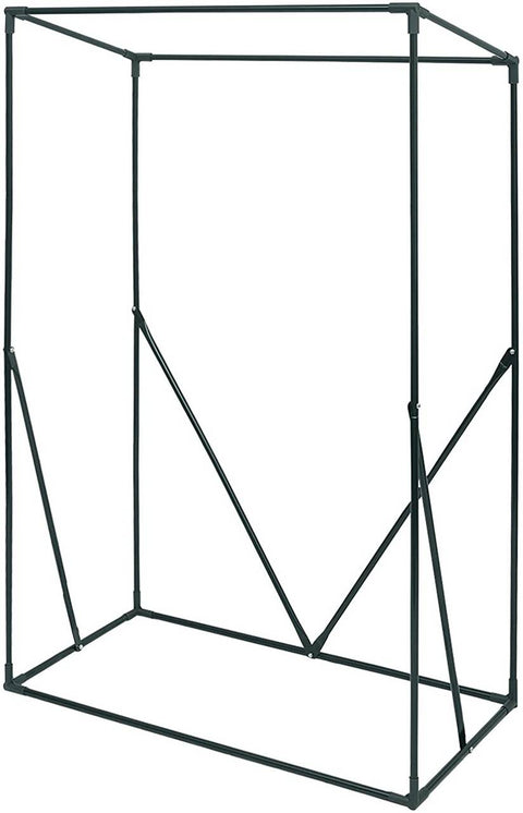 Rootz Foil Greenhouse - Portable Plant Shelter - Tomato House - Powder-Coated Steel - UV-Resistant PVC - 100cm x 50cm x 150/136cm