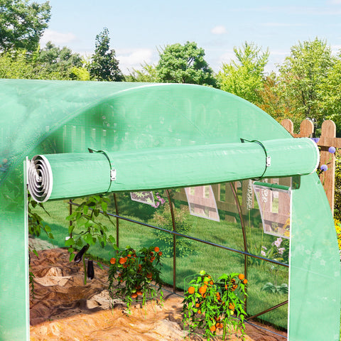 Rootz Replacement Film for Tunnel Greenhouse - Garden Covering - Weather Protection - UV Resistant - 4x3x2m, 12m²