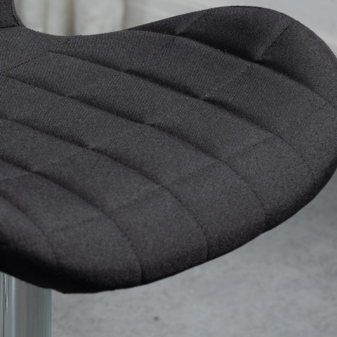 Rootz Set of 2 Adjustable Bar Stools - Kitchen High Chair - Rotatable Stools - Optimal Support - 47x51.5x89.5-111.5cm