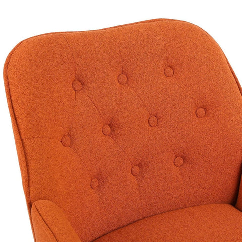 Rootz Upholstered Single Sofa Chair - Accent Chair - Lounge Seating - Comfort & Style - 64L x 73W x 78H cm