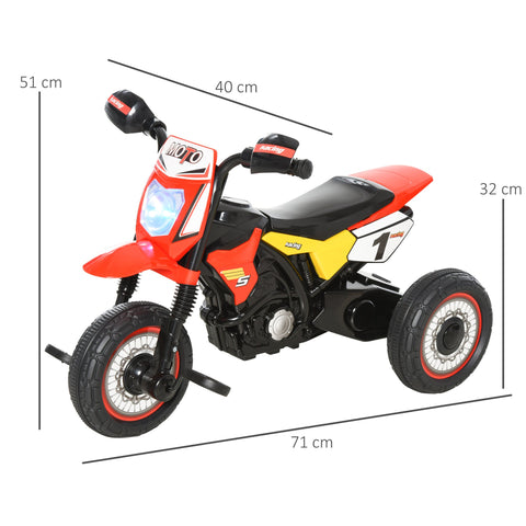 Rootz Kindertrike Moto Cross - Toddler Tricycle - Kids Bike - Music & Light Effects - 71cm x 40cm x 51cm