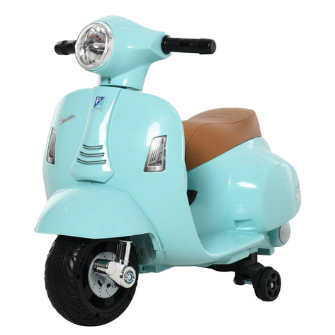Rootz VESPA Electric Motorcycle for Kids - Children's Ride-On Bike - Toddler Electric Scooter - Realistic Driving Experience - Enhanced Safety - Comfortable Ride - 66.5cm x 38cm x 52cm - PP Plastic & Metal