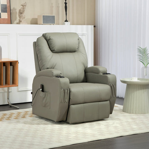 Rootz Electric Stand-Up TV Recliner - Cinema Seat - Remote Control Recliner - Senior Chair - 85cm x 92cm x 109cm