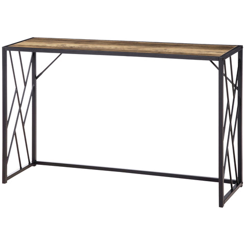 Rootz Console Table - Hallway Table - Industrial Design - Sturdy Metal Frame - 120cm x 35cm x 75cm