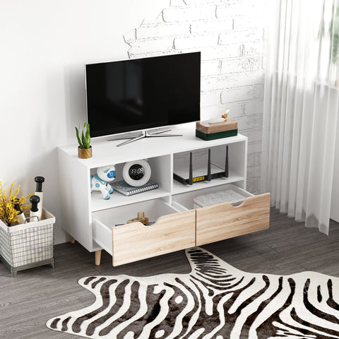 Rootz TV Cabinet - TV Chest - Entertainment Unit - Stylish Storage - 99 x 39 x 58 cm