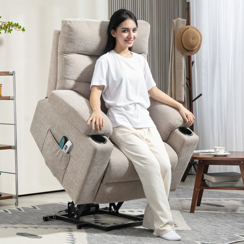 Rootz Massage Chair - Recliner - Electric Armchair - 8 Vibration Points - 93cm x 101cm x 102cm