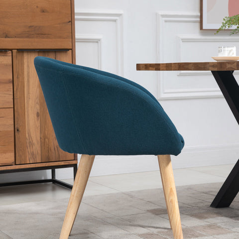 Rootz 2 Dining Room Chairs - Kitchen Chairs - Scandinavian Design - Ergonomic Comfort - 55cm x 56cm x 74cm
