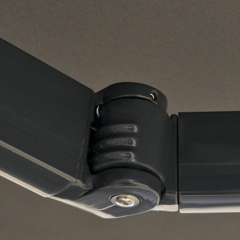 Rootz Electric Awning - Motorized Sunshade - Retractable Canopy - Effortless Operation - Durable Construction - Superior UV Protection - 300W x 0-250D cm - Aluminum & Polyester