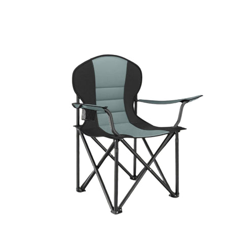 Rootz Foldable Beach Chair - Camping Chair - Portable Seat - Supports 250 kg - 55cm x 90cm x 102cm