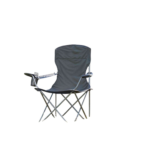Rootz 2 Piece Set Camping Chair - Fishing Chair - Portable Chair - Supports 150kg - 54cm x 86cm x 97cm