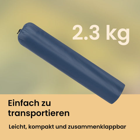 Rootz 2 Piece Camping Chair Set - Folding Chair - Outdoor Chairs - 600D Oxford Fabric - 84cm x 52cm x 81cm - Armrests & Beverage Holder