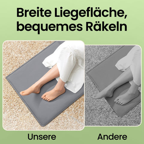 Rootz 2 Piece Set Beach Chair - Camping Chair - Sun Lounger - Durable - Galvanized Steel, Oxford Fabric - 158cm x 55cm Foldable 57cm x 7cm x 56cm