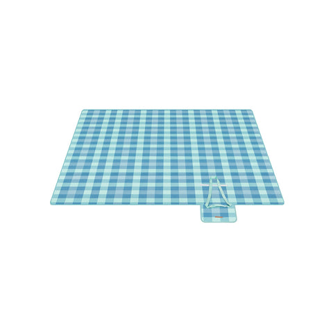 Rootz Picnic Blanket - Outdoor Mat - Waterproof - Portable - 200cm x 200cm - Velvet Surface - Aluminum Coating - Foam Padding
