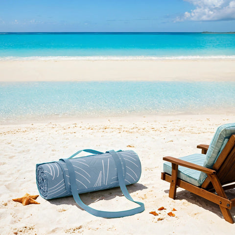 Rootz Picnic Blanket - Outdoor Mat - Beach Blanket - 200x200 cm - Waterproof & Portable - Includes 4 Earth Anchors