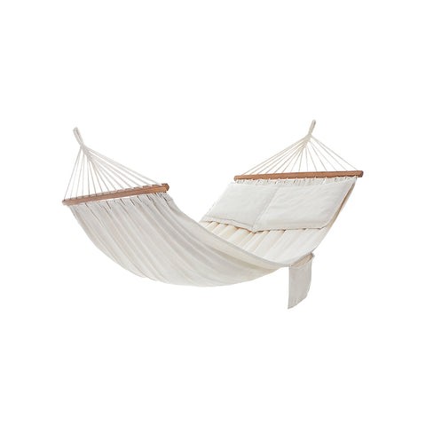 Rootz Hammock Set - Floating Bed - Outdoor Swing - Durable Cotton Blend - 210cm x 150cm Lying Surface - 300kg Capacity - Relaxation Redefined