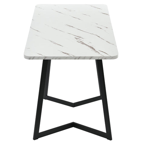 Rootz Elegant Dining Table - Modern Table - Luxurious Table - Durable Design - 117cm x 68cm x 75cm