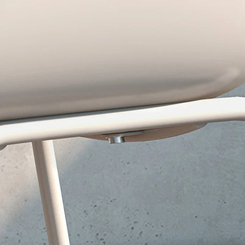 Rootz Set of 4 Garden Chairs - Outdoor Chairs - Garden Dining Chair - Modern Design - Gray - 59 cm x 55 cm x 84 cm