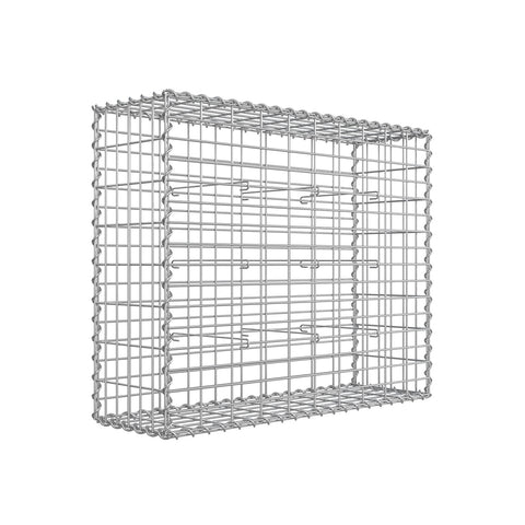 Rootz Gabion Stone Basket - Wire Basket - Stone Cage - Galvanized Steel - Rust Resistant - Weather Resistant - Versatile Design Options - 100cm x 80cm x 30cm
