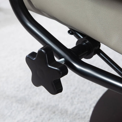 Rootz Relaxation Chair with Stool - TV Armchair - Faux Leather - 130° Recline - 76cm x 85cm x 104cm