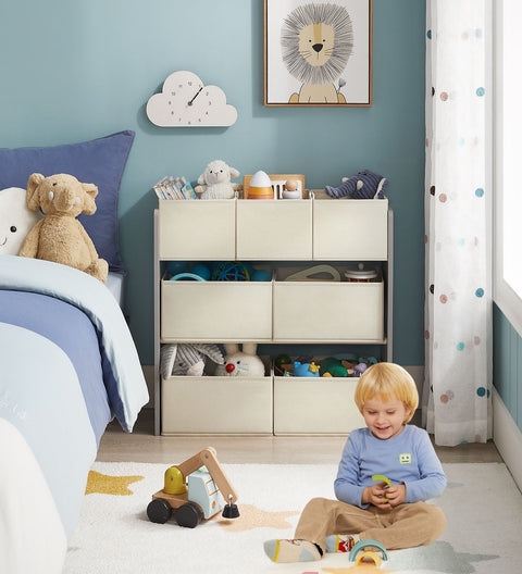 Rootz Kinderregal - Kindershelf - Storage Organizer - Non-woven Fabric - 29.5cm x 62.5cm x 60cm