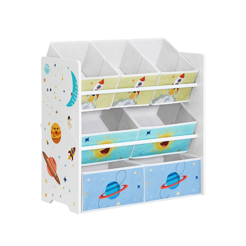 Rootz Children's Room Shelf - Toy Organizer - Storage Unit - Space-Saving - 29.5cm x 62.5cm x 60cm