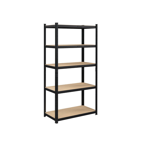 Rootz Garage Storage Rack - Shelving System - Organizer - Reinforced Steel Frame - Rust-Resistant - Adjustable Shelves - 180cm x 90cm x 40cm
