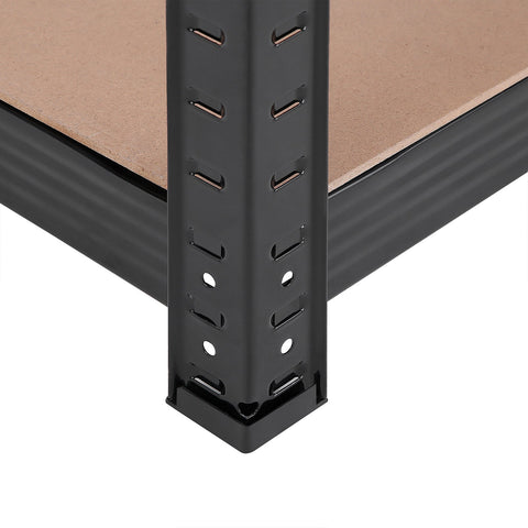 Rootz Garage Storage Rack - Shelving System - Organizer - Reinforced Steel Frame - Rust-Resistant - Adjustable Shelves - 180cm x 90cm x 40cm
