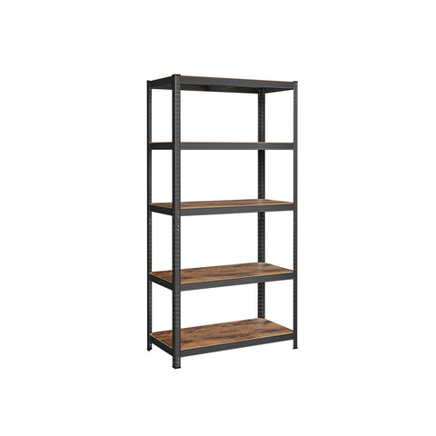 Rootz Heavy Duty Standing Shelf - Metal Frame - Steel Construction - Rust-Resistant - Adjustable Shelves - 50cm x 100cm x 200cm