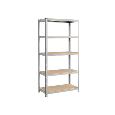Rootz Garage Storage Rack - Steel Shelving System - Adjustable Shelves - Strong Support - Rust-Resistant - 200cm x 100cm x 50cm
