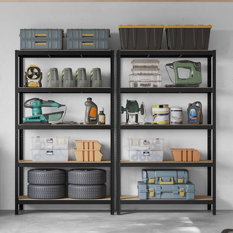 Rootz Garage Storage Rack - Shelving System - Tool Organizer - Reinforced Steel Frame - Rust Resistant - 200cm x 120cm x 60cm