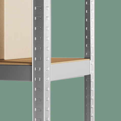 Rootz Corner Shelf 5 Levels - Heavy Load Shelf - Metal Storage - Max Capacity 875kg - 70 x 70 x 180cm