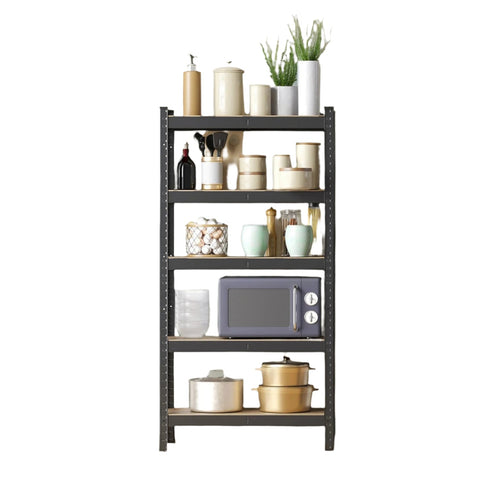 Rootz Stand Shelf - Bookshelf - Warehouse Shelf - Sturdy Organization Solution - Steel & MDF - 30cm x 75cm x 150cm
