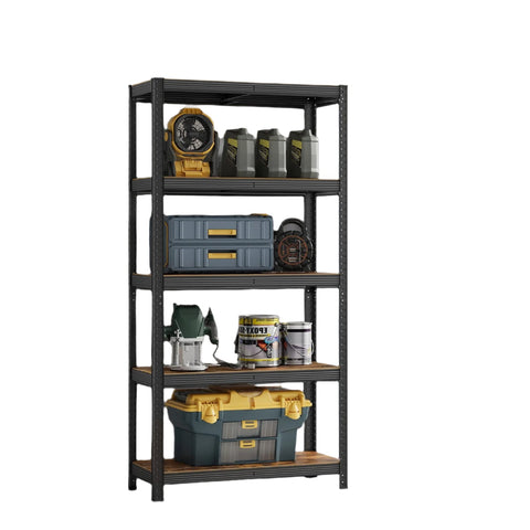 Rootz Heavy-Duty Shelf - Warehouse Shelf - Basement Shelf - Stable Steel Structure - 40cm x 90cm x 180cm